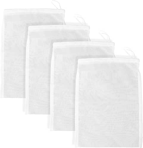 4 Pack Nut Milk Bag, 11”X8” Strainer Bag,Strong & Durable