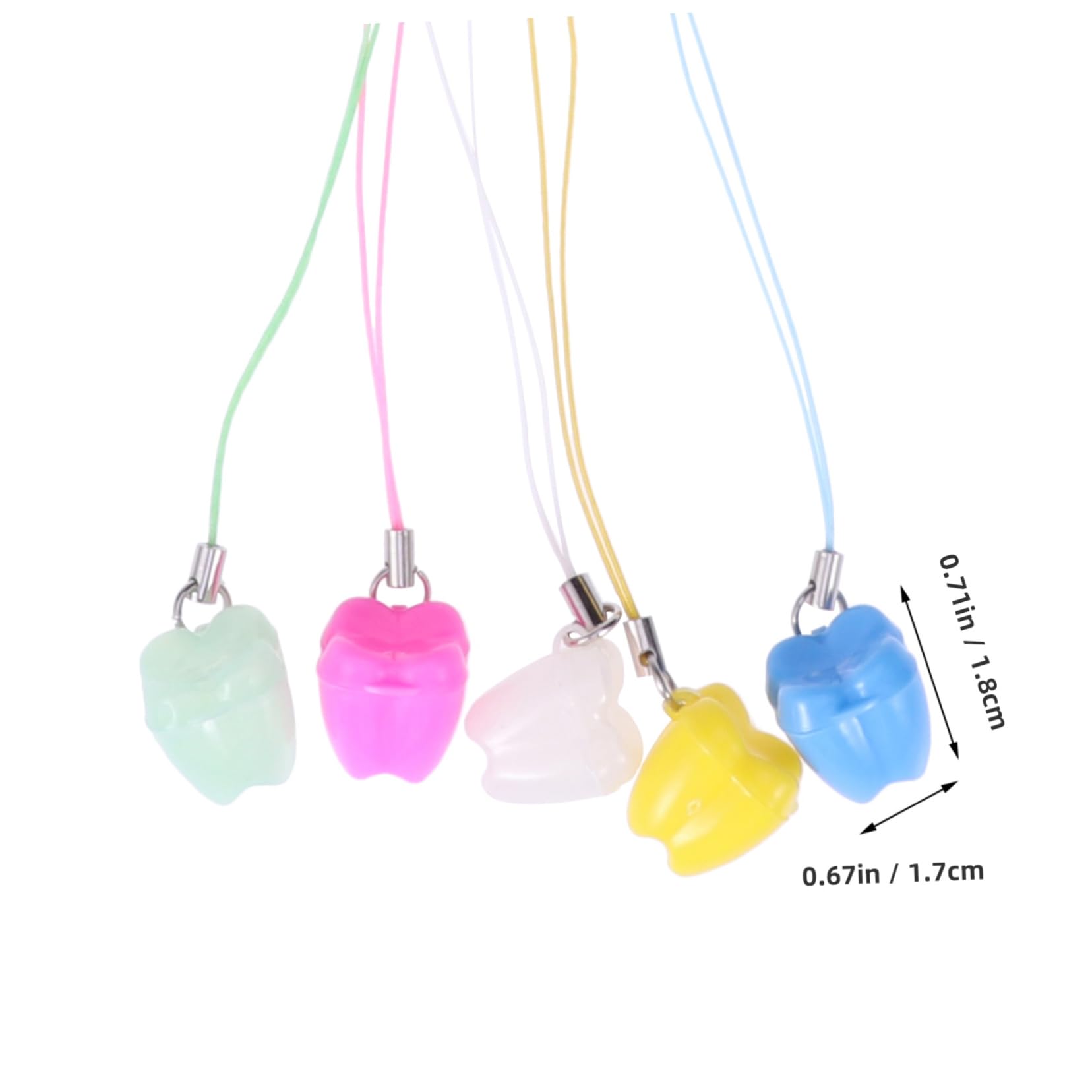 RORPOIR Baby Teeth Keepsake Box 5pcs Boys and Girls Tooth Organizer Soft Sturdy Child-friendly for Christmas Birthday Present