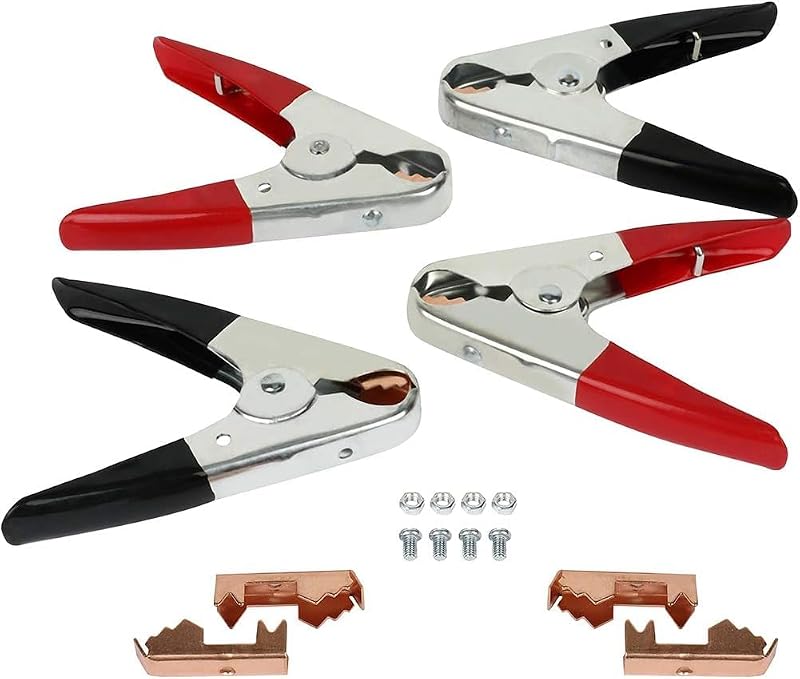 Garras para Cabo de Transferência de Bateria PAKA TOOLS 1100 A, 12 V/24 V – 4 unidades
