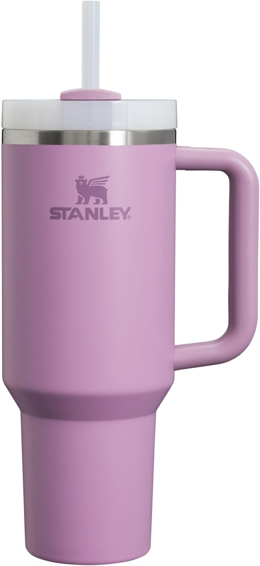Quencher H2.0 FlowState Stainless Steel Vacuum Insulated Tumbler with Lid and Straw for Water, Iced Tea or Coffee, Smoothie and More, Lilac, 40oz, 10-11673-071