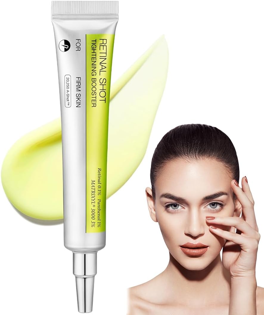 Retinol Serum, 15 ml Retinal Shot Tightening Booster, Gezichtshuid Hydratatie Verstevigende Serum, Langdurige Hydratatie voor Vrouwen en Alle Huidtypen (A) Retinol Serum, 15 ml Retinal Shot Tightening Booster, Gezichtshuid Hydratatie Verstevigende Serum, Langdurige Hydratatie voor Vrouwen en Alle Huidtypen (A)