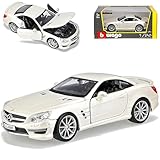 sl 65 amg technische daten Aus Metall mit Plastikteilen Bburago Mercedes-Benz SL65 SL AMG Coupe Weiss Beige R231 Ab 2012 1/24 Modell Auto