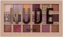 Paleta de Sombras Nude IAMO 18 tonalidade 6 com Glitter