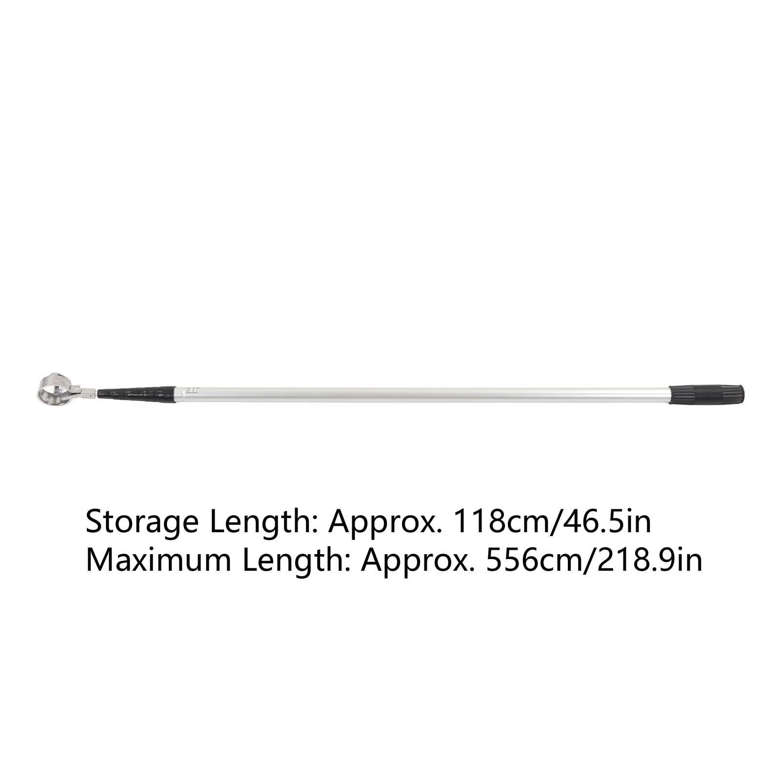 Recuperador de Pelotas de Golf Telescpico Verstil, Herramienta Telescpica de Agarre de Pelotas de Aleacin de Aluminio, Accesorio para Juegos de Golf de Piscina y Arbustos