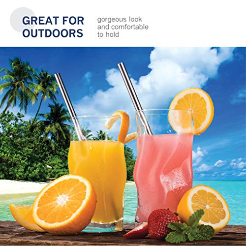 Bormioli Rocco Sorgente Tall Drinking Glasses 15.5 Ounce Highball Glass (Set Of 4) Mojito Glass, Italian Made Bar Glasses, Glass Cups For Water, Juice, Beer, Drinks, Cocktails, Lead-Free Pint Glasses. #TOP3