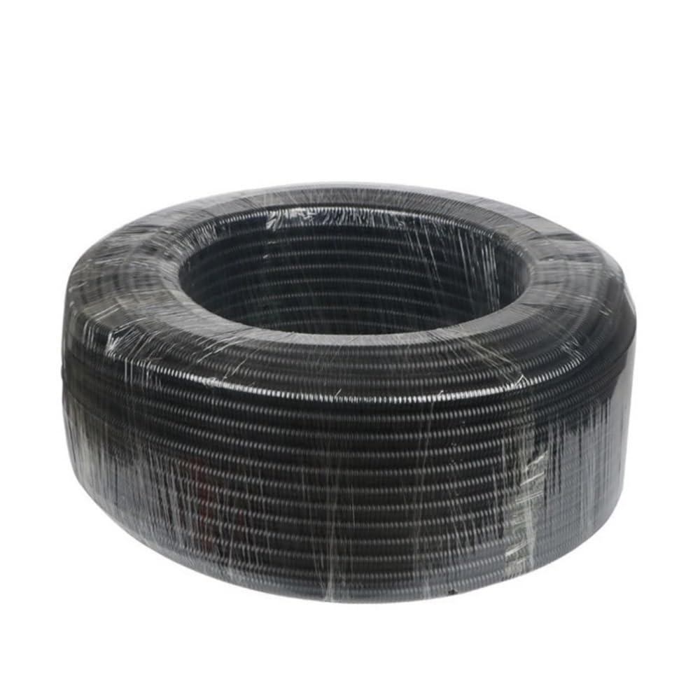 Tubo de Revestimiento Corrugado de Apertura, Tubo Negro de PP, Tubo de Revestimiento de arnés de Cables de Polipropileno for Equipo, 1 Pieza(20METERS*13MM)
