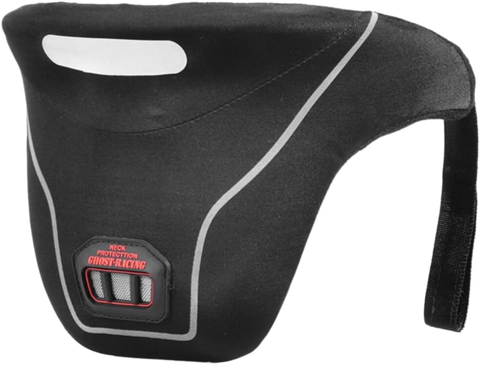 BESPORTBLE Motorcycle Neck Protector Motocross Gear Neck Brace Full Neck Guard Race Collar Support for MTB Bike Cycling Off-Road Riding Black