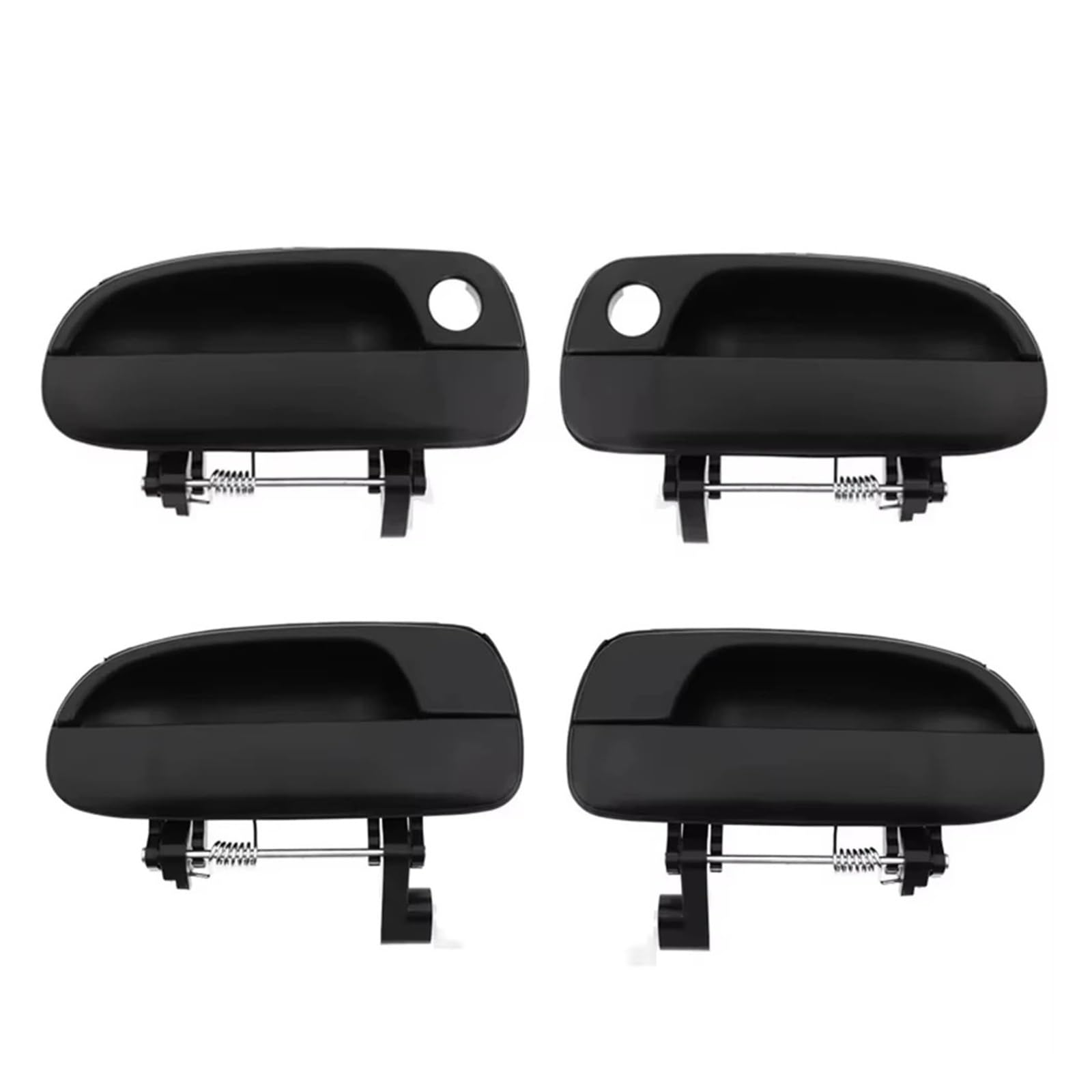 Wjwftcmk for Hyundai for Accent 2000-2006 Car Rear Front Door Outer Handle 82650-25000 82660-25000 83650-25000 83660-25000 ​4pcs Left Handle