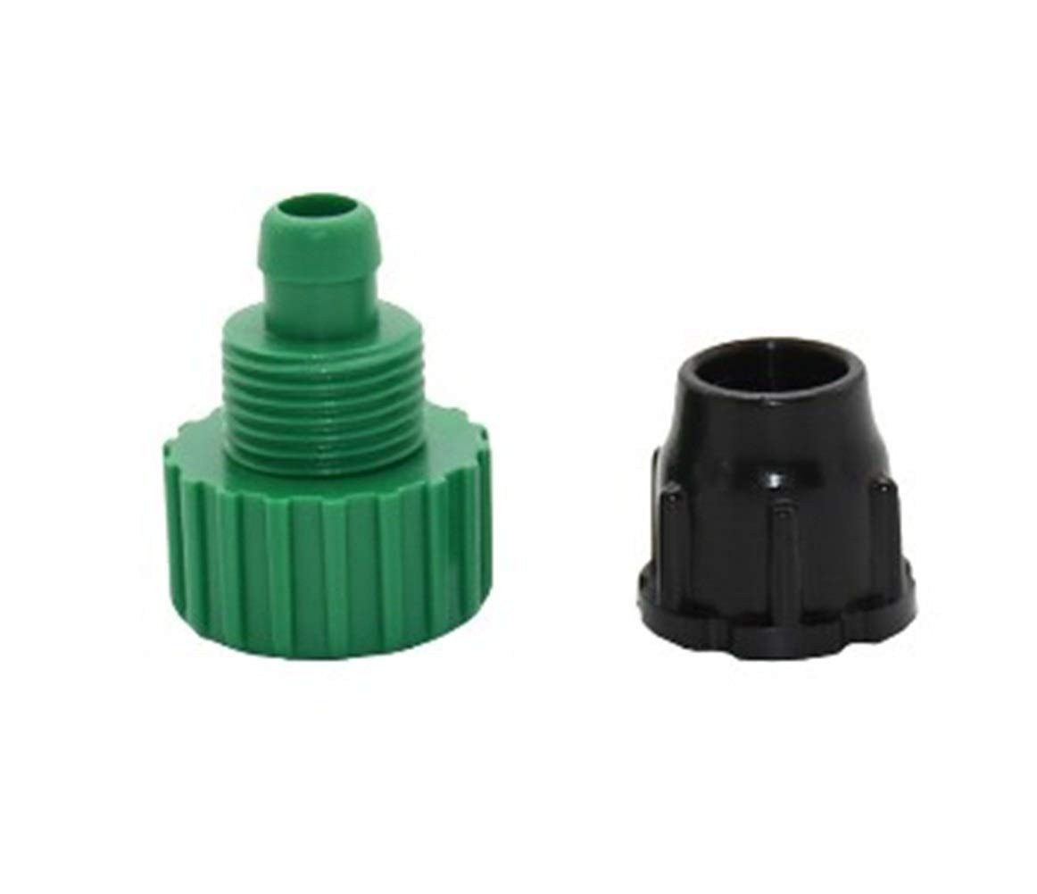 Genérico Accesorios para tuberías Wxrwxy riego Manguera Mujer 1/2 for Las 3/8" Conector de Manguera 1/2" roscado Conector Extremo del Casquillo Accesorio con espigas 8/11 35pcs