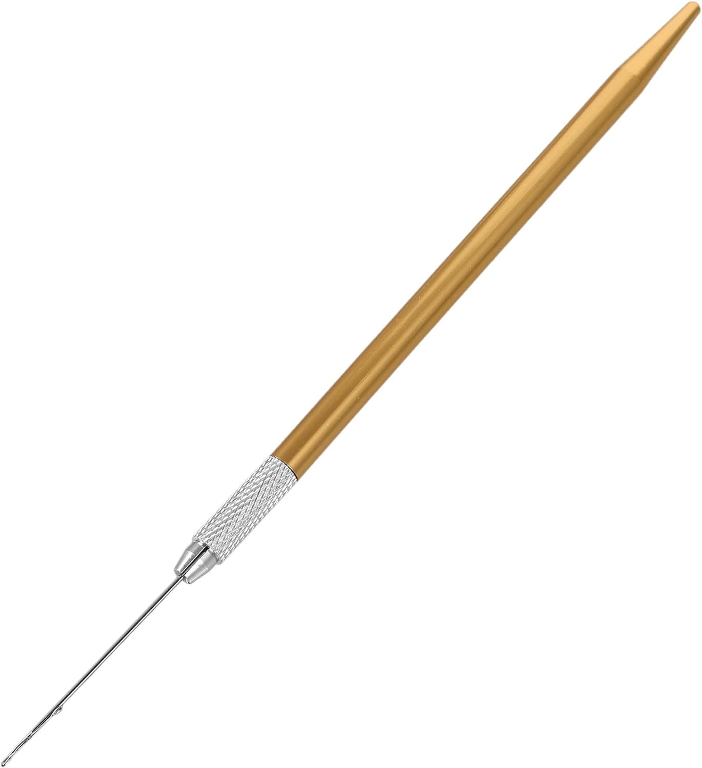 Dreadlocks Crochet Needle Hair Tool with Metal Handle Golden