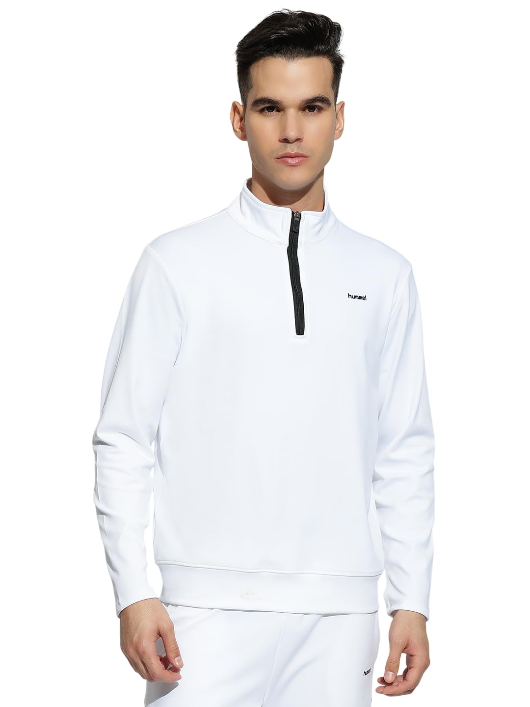 Molin Half Zip Regular Fit Solid Gym Sweatshirt for Men- Premium Polyester Workout Pullover - Comfortable Athletic Training Top-image-9