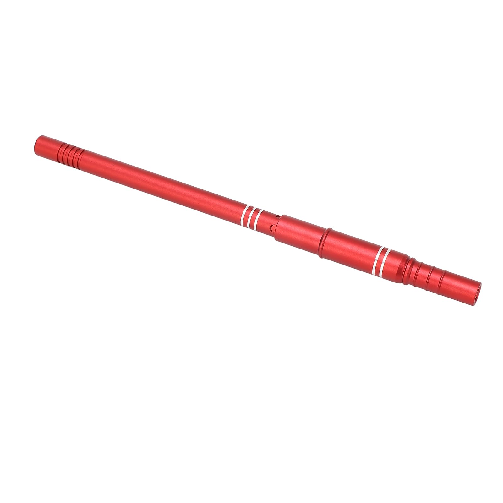 Upgraded Center Drive Shaft, Aluminum Alloy Central Transmission Shaft for 1/8 Mojave 4X4 4S RC Car (Red)