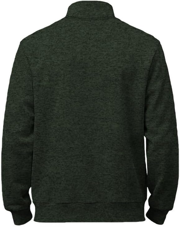 Men's Zipper Cardigan - Warm Casual Sweatshirt Autumn Winter Wear for Vacations Everyday Life - Image 3