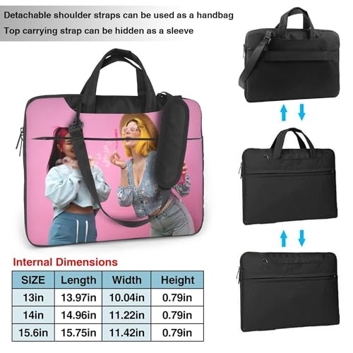 Custom Laptop Bag Personalized Laptop Case Sleeve Shoulder Bag With Photo Logo Text Slim Computer Messenger Briefcases3