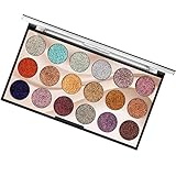 Glitter Eyeshadow Palette Makeup, COOSA Shimmer 18 Colors Highly Pigmented Professional Eye Shadow Waterproof Eye Shadows Cosmetic