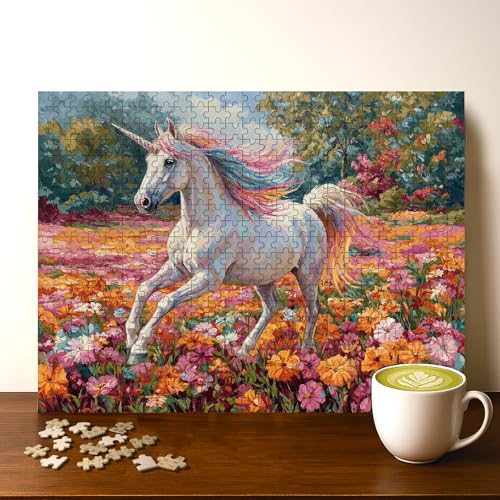 Puzzle Licorne Bohème 500 Pièces Bois 20x15po