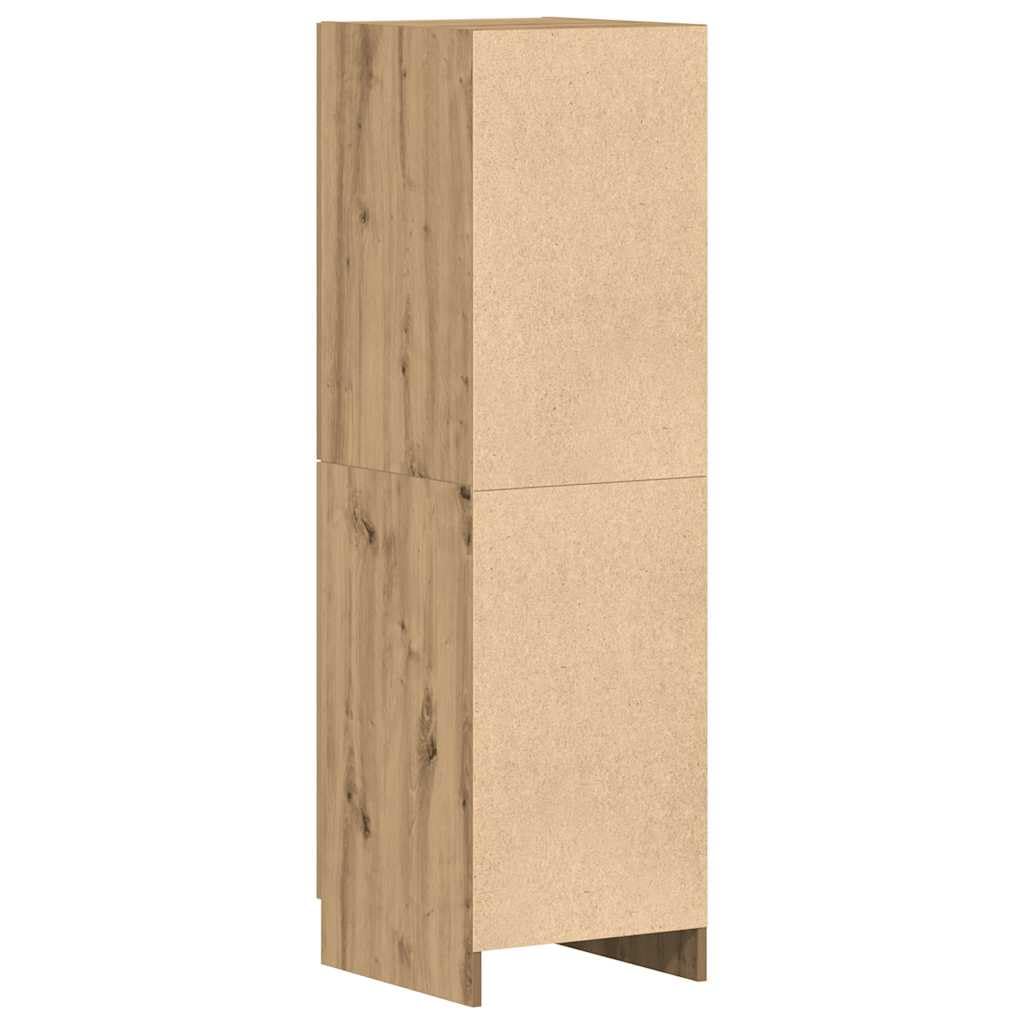 vidaXL Armoire de Cuisine chêne Artisanal 38x41,5x131,5 cm, Armoire, Armoire de Garde-Manger de Cuisine, Armoire de Buffet de Cuisine