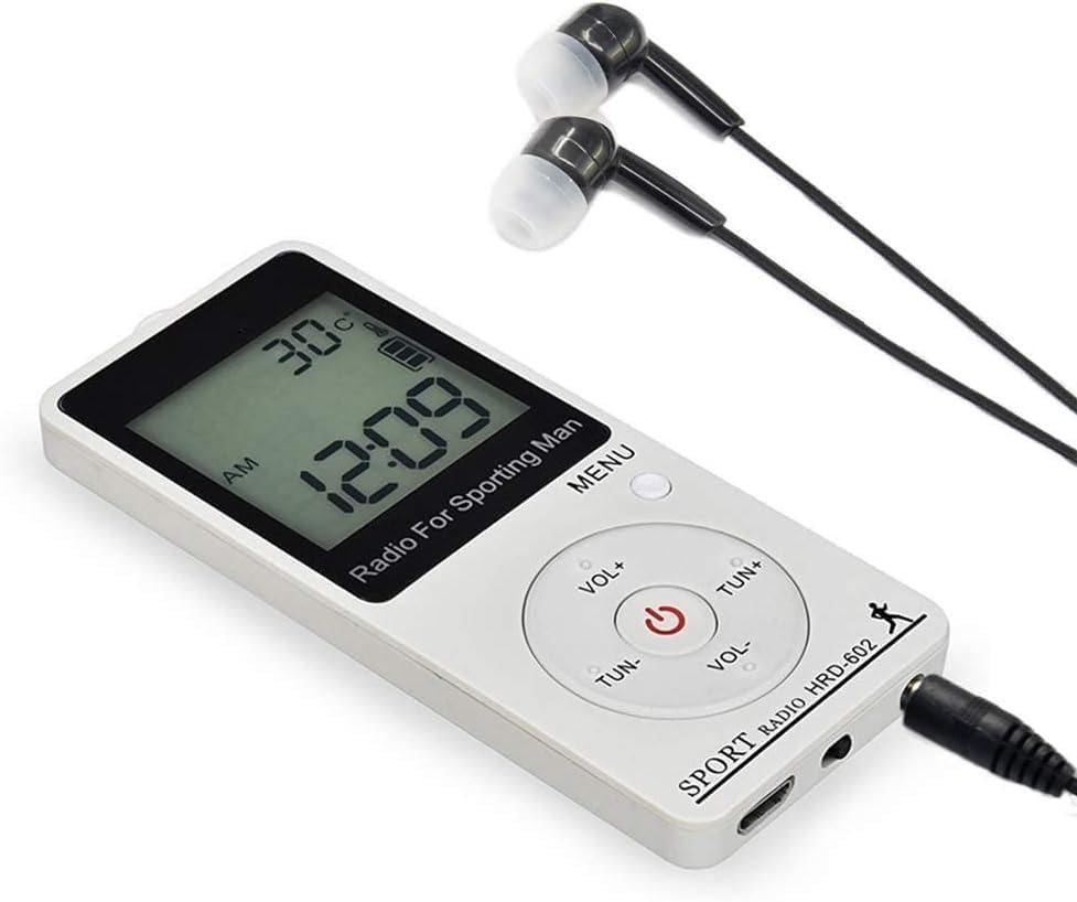 携帯ラジオ 高感度ワイドFM AM 受信 健康管理機能搭載 EDC