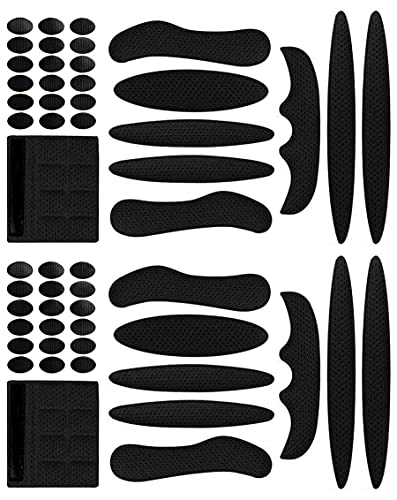 AOUTACC Helmet Padding Kit 54Pcs,Bicycle Replacement Universal Foam Pads Kits Set Mats for Bike Motorcycle Cycling Helmet Accessories - Black