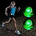 MapleSeeker LED Safety Light with Batteries Included, Clip On Running Light for Runners, Strobe Light with High Visibility for Running|Cycling|Hiking|Dogs|Kids, Safety Reflector Gear (2-Pack Green)