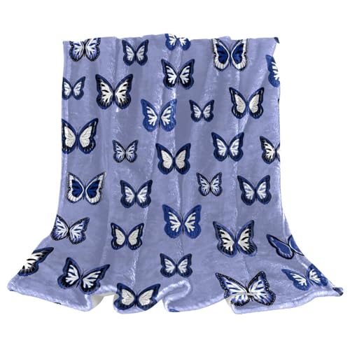 Couverture polaire papillon microfibre : le secret d'un canapé chaud et d'un hiver doux