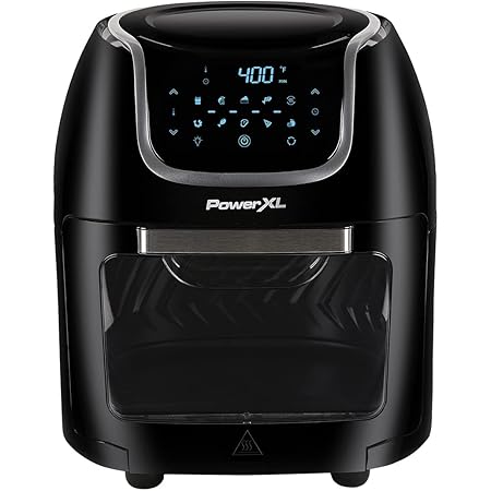 PowerXL Vortex Air Fryer, Vortex Rapid Air Technology, SmartSync, Broil, Bake, Roast, Reheat, Dehydrate (10 QT Single Basket)