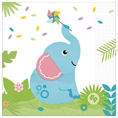 Serviettes papier Hello Baby Amscan pour célébrer les premiers instants de bonheur
