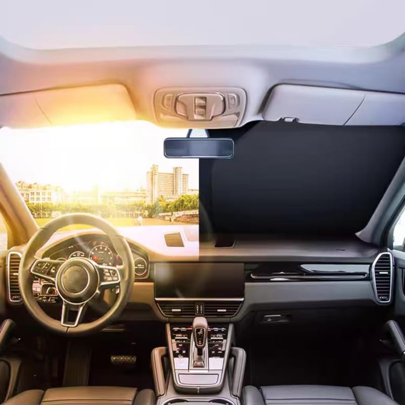 HGDFSVD Parasole per Parabrezza, per Ford Ranger T9 XL XLT 2023 2024 2025 Copertura per Scudo UV, Mantenere Un Ambiente Spaziale Confortevole