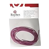 Construction durable Rayher - 8301833 – Courroie ronde en cuir de chèvre, 1,5 mm de diamètre, 100 cm, SB-Btl