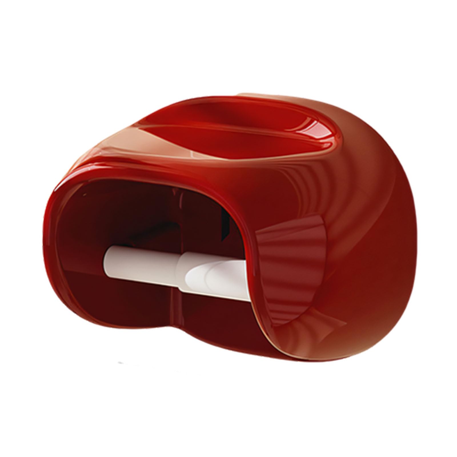 Tsophreniq Modern Bathroom Tissue Holder with Storage Shelf Waterproof Dispenser for Home Organization Space Saving Bathroom Shelf