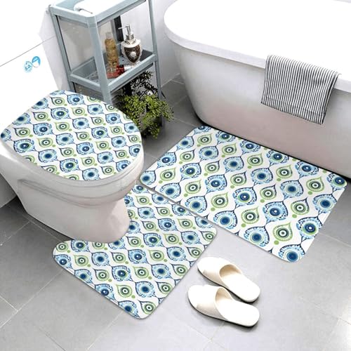 Tapis de douche doux pour une routine bien-être design œil