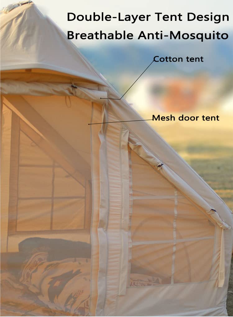 Amazon | 大型インフレータブルテント、ポンプ付きインフレータブル