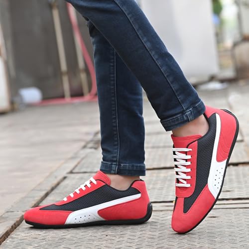 Image of Cruiser Sneaker for Men | Lightweight & Comfortable | Stylish Lace-Up Casual Footwear with Cushioned Insole | Perfect for Versatile Outfits (2645)
