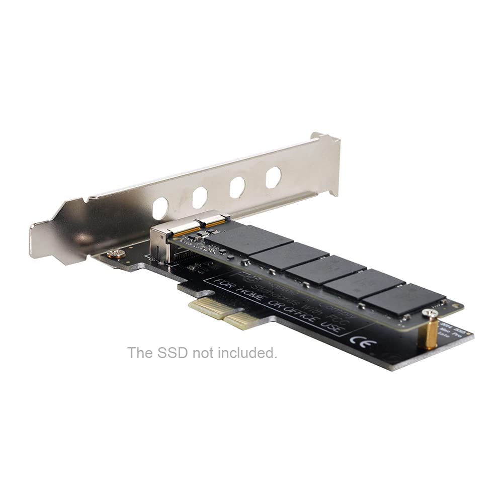Sintech 28Pin to PCI-e 1X Adapter Card,Comaptible with SSD from MacBook Air(2013-2017 Year) and MacBook PRO(Late 2013-2015 Year