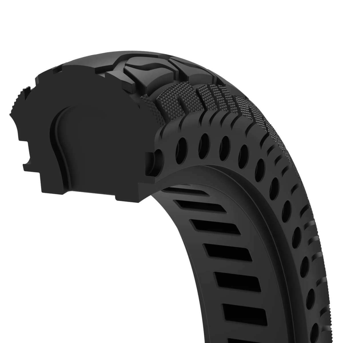Ruota Piena 10x2.5 (36mm) per Monopattino Elettrico – Pneumatico Solido Anti-Foratura Compatibile con Xiaomi, Ducati, Lexgo, Vivobike S2 60/70-6.5 (Nero puntini 2pz+leva)