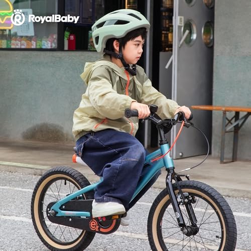 Image of RoyalBaby EZ-Pro Kids Bike, Lightweight Aluminum 2-in-1 Balance to Pedal Bike with One-Key Switch, 14 16 18 20 Inch for Age 3-10 Years