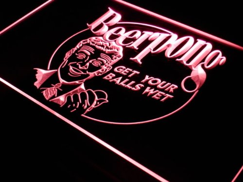 ADVPRO j310 Beer Pong Neon LED Light Sign with hanging chain