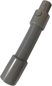 Vacuum Cleaner Spare Parts, Compatible for Dreame,V12 T10 T20 T30 R20 Hose Extension Tube Accessories Wide SpacingLight Gray