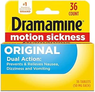Dramamine Motion Sickness Original, 36 Count