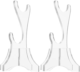 DECHOUS 刀掛け 刀置き 刀掛け台 刀置き台 アクリル ディスプレイスタンド 卓上 刀 剣 ホルダー 武道用品 組み立て簡単 展示スタンド(透明)