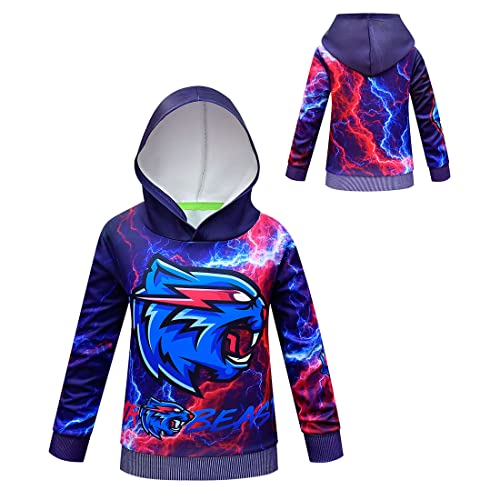 Sweat à Capuche Arc-en-ciel Pour Enfants - Tissu Coton/polyester - Taille XS à XLL (120-170) - Idéal Pour Gaming, Loisirs, Cadeau