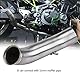 Auspuff Mittelrohr, Motorrad Edelstahl Vollauspuffanlage Entlüftung Mittelrohr Link Verbinden für 250 390 RC390 17-18 für ktm duke 390 akrapovic verbindungsstück