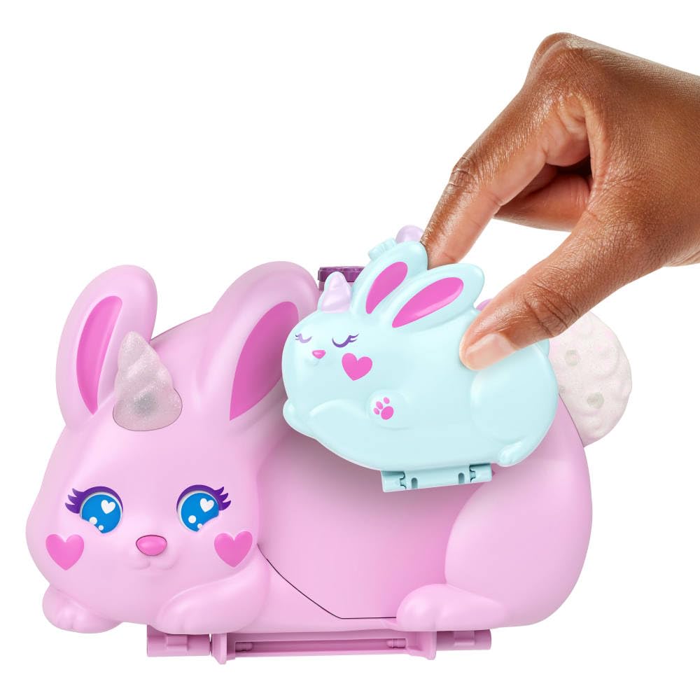 Polly Pocket Wearable Travel Toy with 2 Micro Dolls and 12 Accessories Including Pets - Image 3