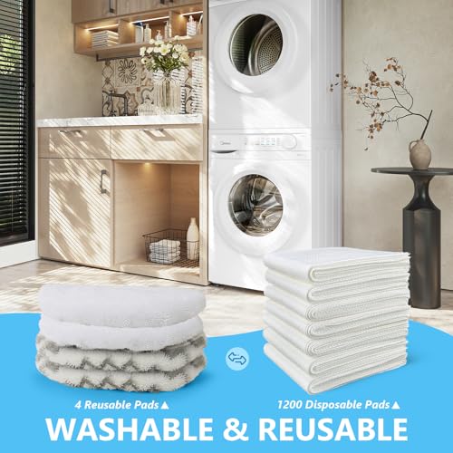Image of 1940 1806 for Bissell Steam Mop Pads Replacement Compatible with Bissell Powerfresh Steam Mop 1544 1440 2075A 2685A Series, Models 19402 19404 19408 19409 1940A 1940F 1940Q 1940T 1940W B0006 B0017