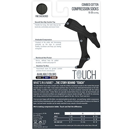 Image of 20-30 mmHg Cotton Socks for Women