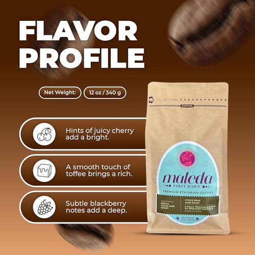 Maleda First Dawn Ethiopian Café en Grano Tostado Oscuro miniatura 2