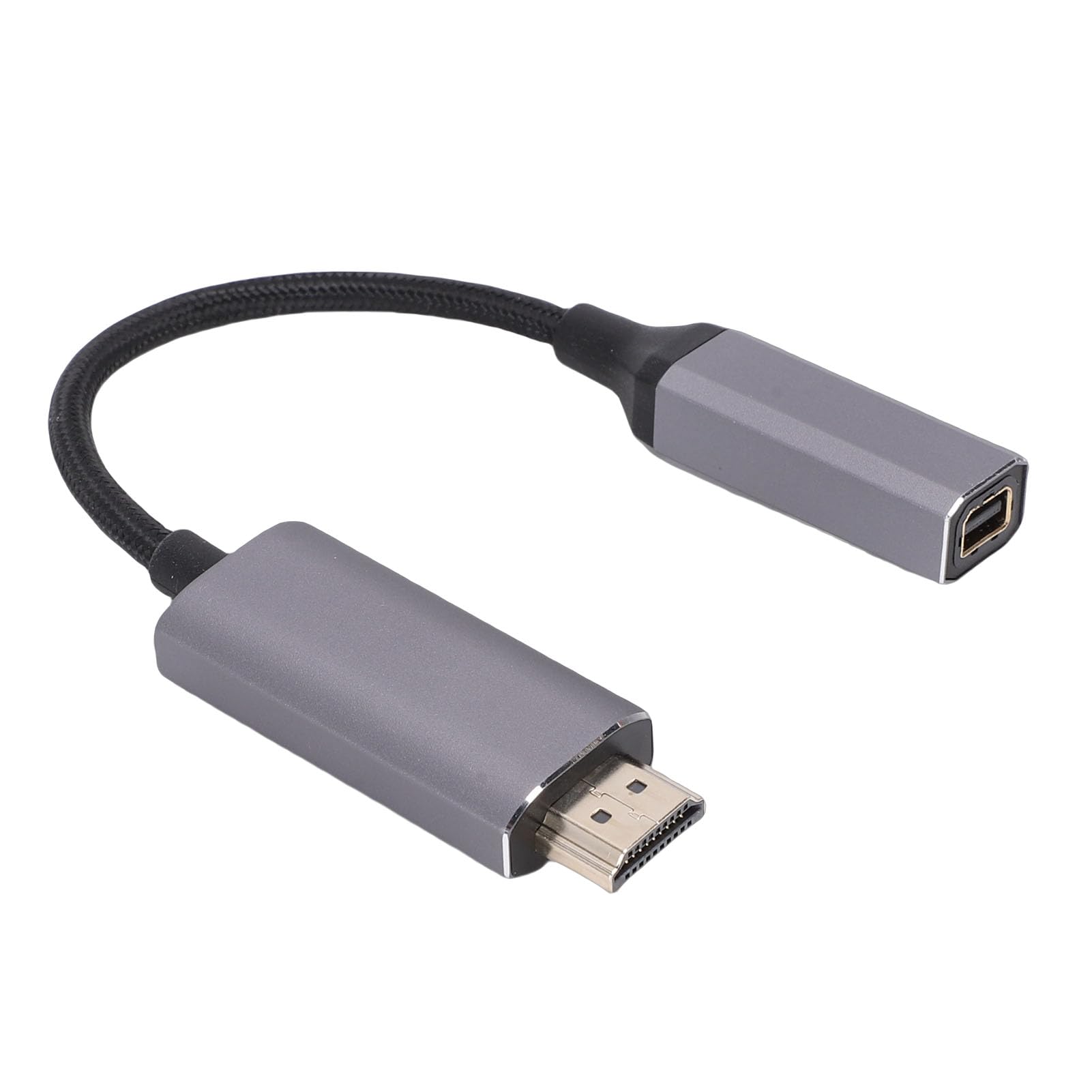 Câble HD vers Mini DisplayPort, 1080P 60 Hz Unidirectionnel HD Mâle vers Mini DisplayPort Femelle avec Câble USB, pour Consoles de Jeu PC Portables