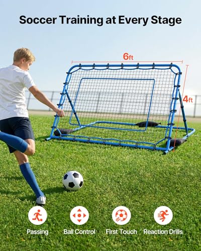 VEVOR Quick-Switch Soccer Rebounder Net