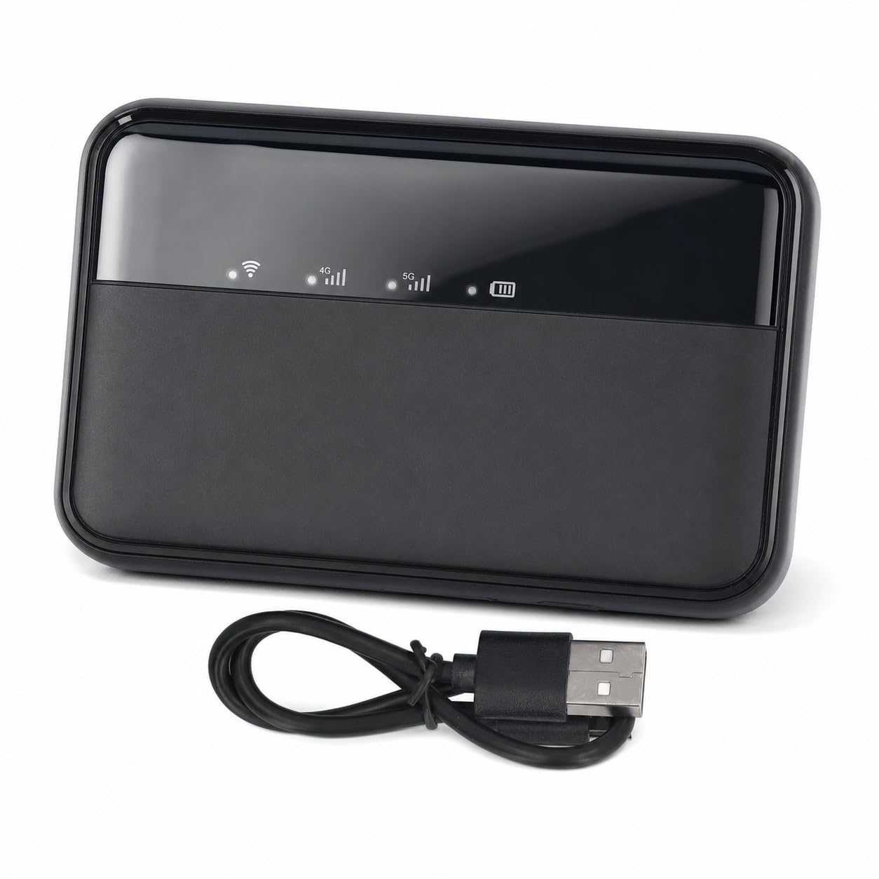 Hotspot Mobile WiFi 5G per Viaggi, 16 Dispositivi Connessi, Ricarica di Tipo C da 10000 MAh, Dispositivo WiFi 6 Portatile per Viaggi, Router Wireless Modem 5G con Slot per Scheda