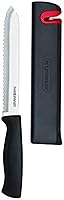 Vista 9 de Farberware Edgekeeper – Cuchillo de carnicero de 15 cm con cubierta autoafilable, cuchillo de cocina de acero inoxidable de alto carbono con mango